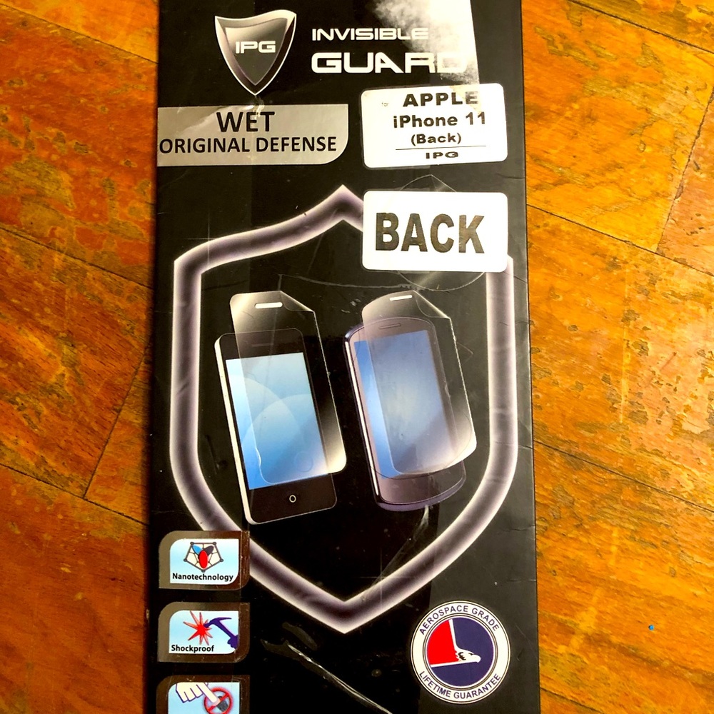 IPG Invisible Guard back Iphone 11 protector